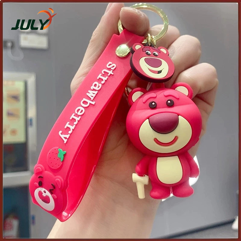 Lotso Pink Strawberry Bear Key Chain (Random Delivery) | Shopee Malaysia