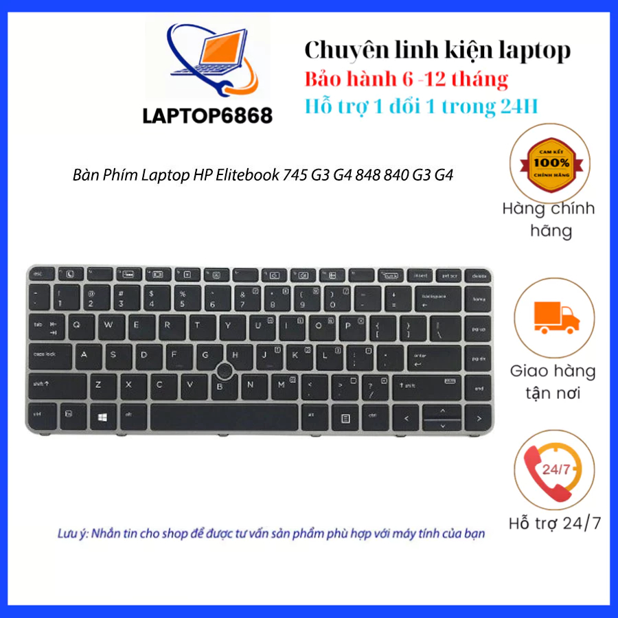 Spanish Latin Keyboard for HP EliteBook 840 G3 840 G4 745 G3 745 G4 Not- Backlit