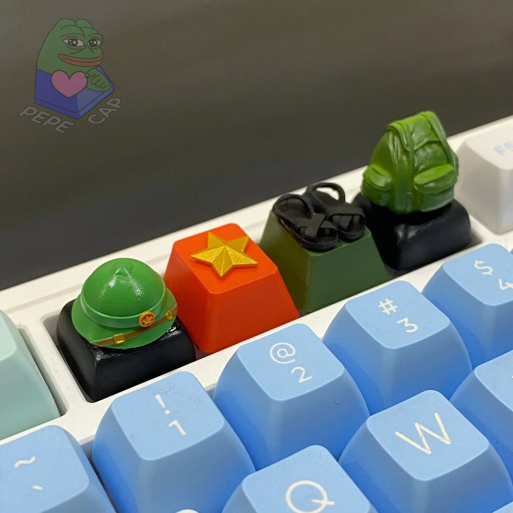 Keycap Set Uncle Team Set - Vietnamese Flag Keyboard Button - Mortar ...