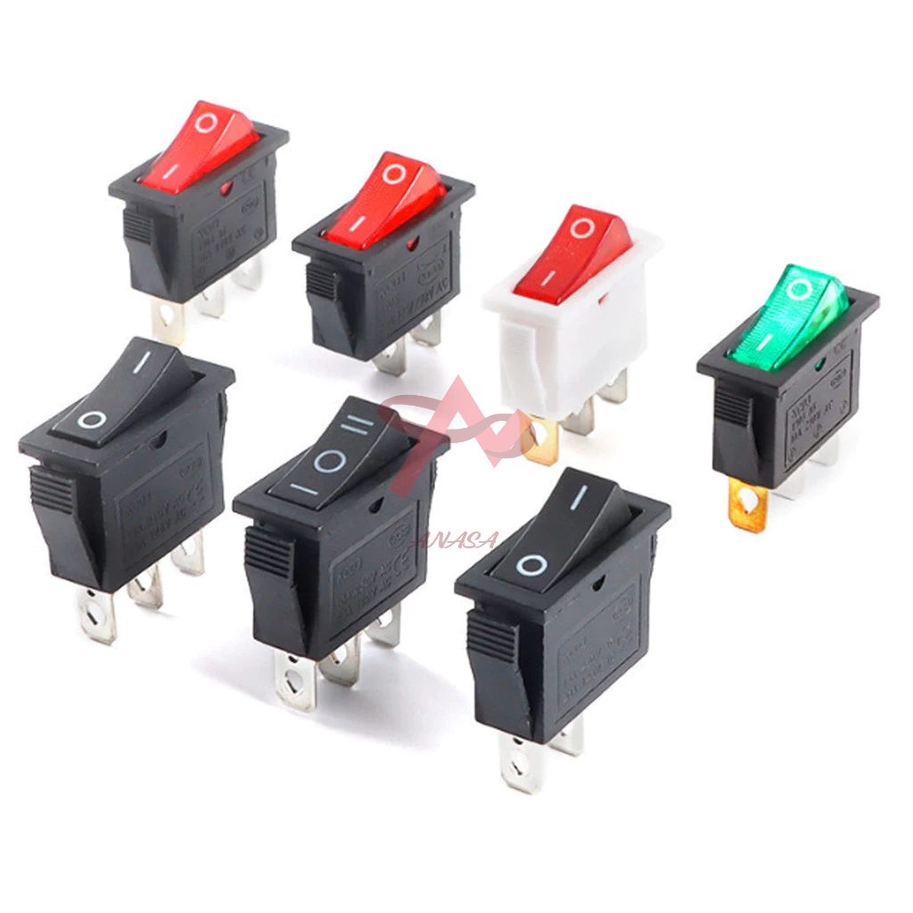 KCD3 Rocking Switch Electric Pan Rice Cooker Switch 250VCC - 2P Red ...