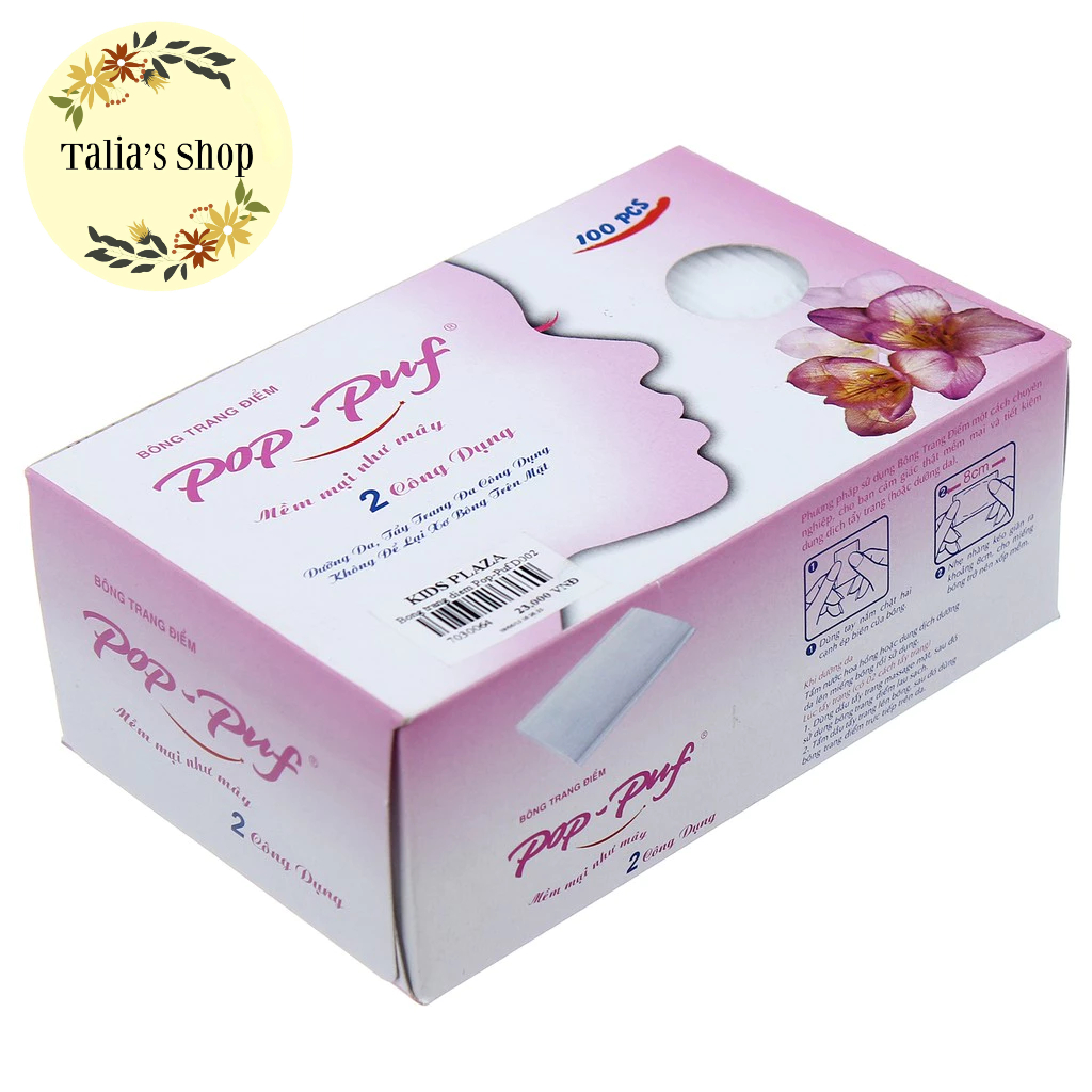 Combo 10 boxes of Pop Puf makeup remover 100 pieces | Shopee Malaysia