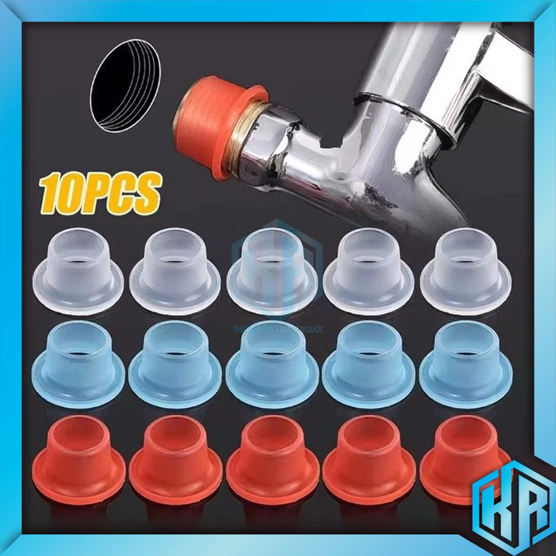 Combo of 10 silicone rubber washers to prevent water leakage, silicone ...