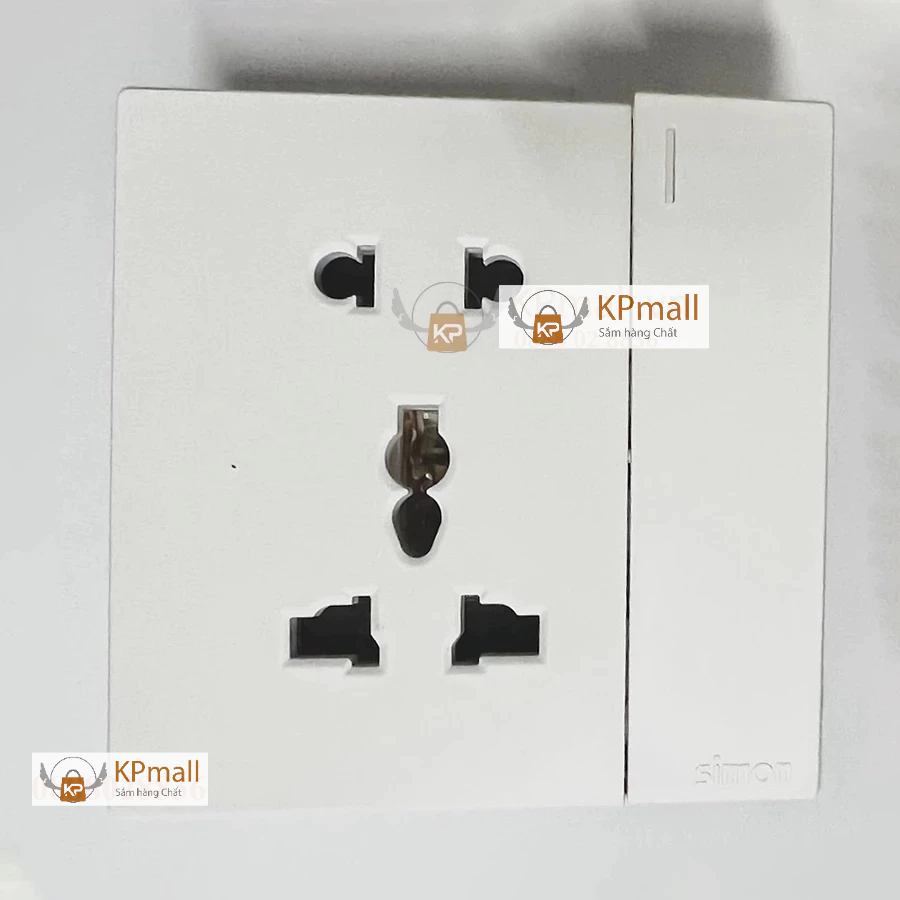 Single 2-prong socket set and multi-purpose socket with single 1-way ...