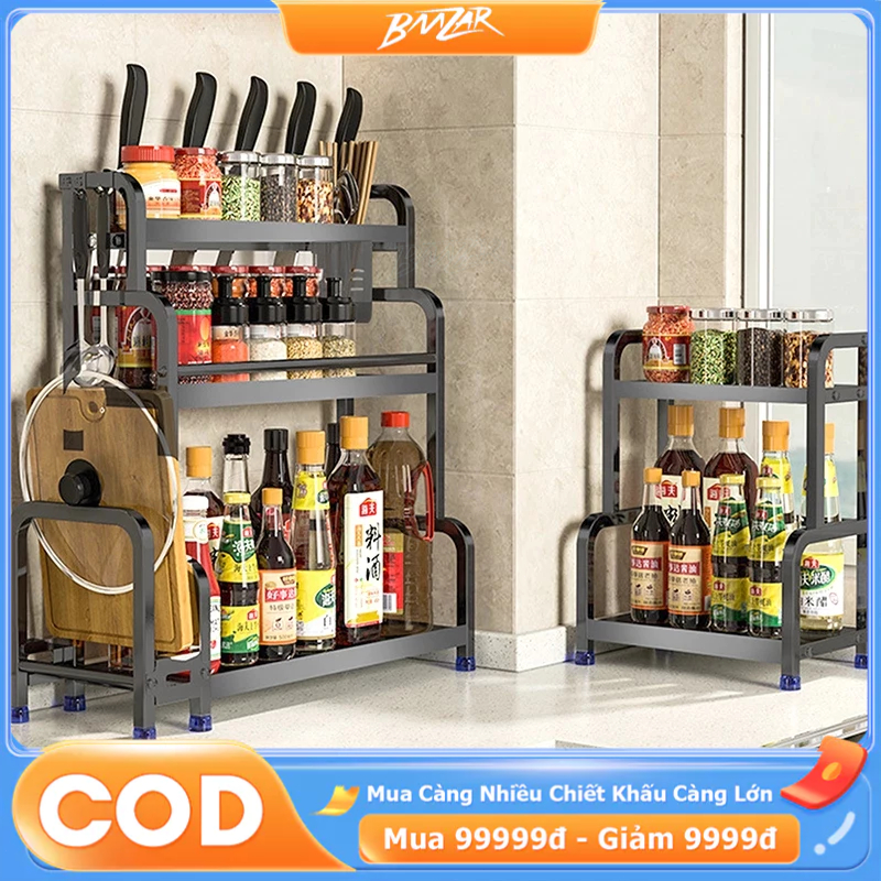 Bmzar 304 Stainless Steel Tabletop Spice Rack, High Quality Rustless ...