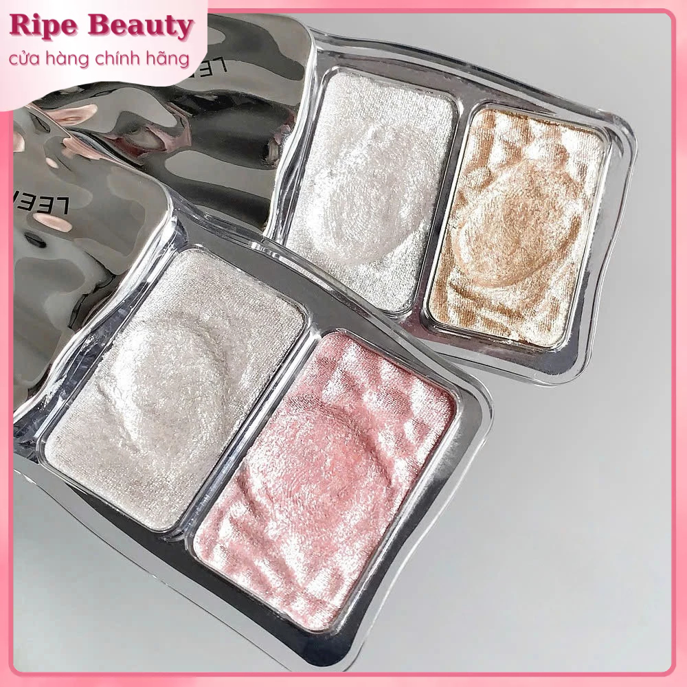 LEEINTO Smooth and Shiny Highlight Highlighter 2 Cells Keeps Color Good ...