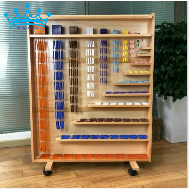 (International Version) Montessori beads and cabinet Set - Set of beads ...