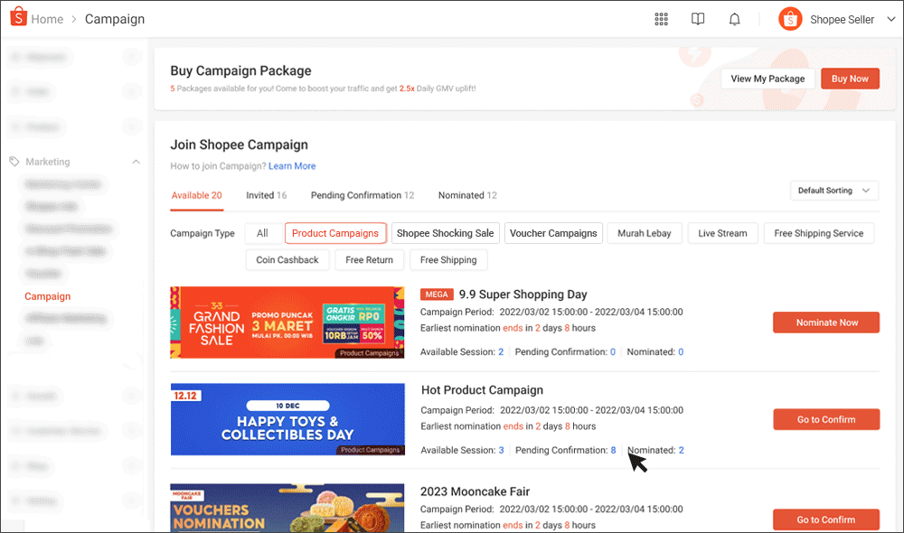 Product Campaign | MY Seller Education [Shopee]