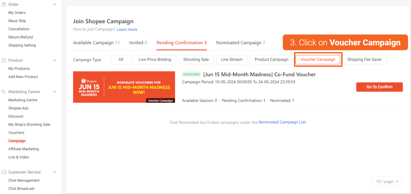 Co-fund Vouchers | Shopee MY Seller Education Hub