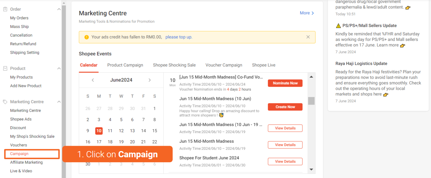 Co-fund Vouchers | Shopee MY Seller Education Hub