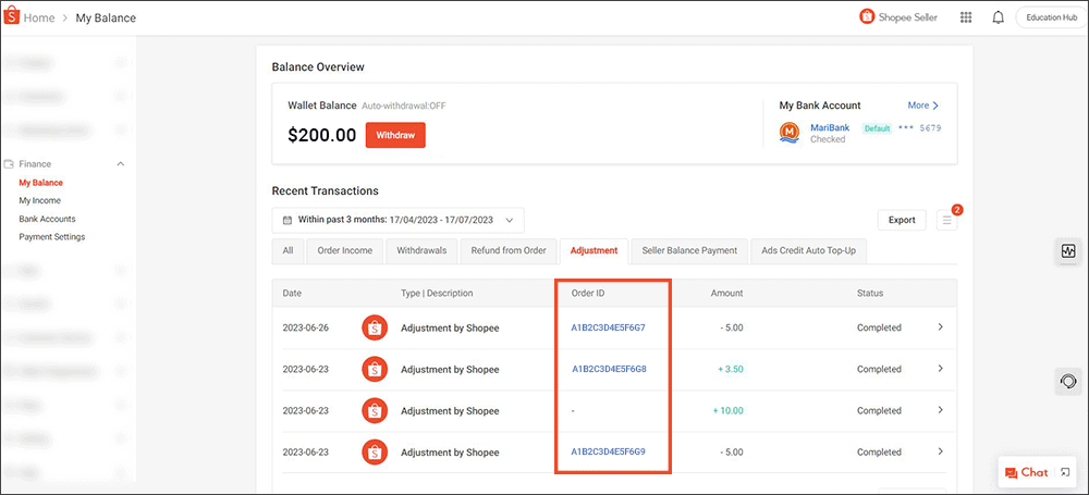 Checking Income Details | MY Seller Education [Shopee]