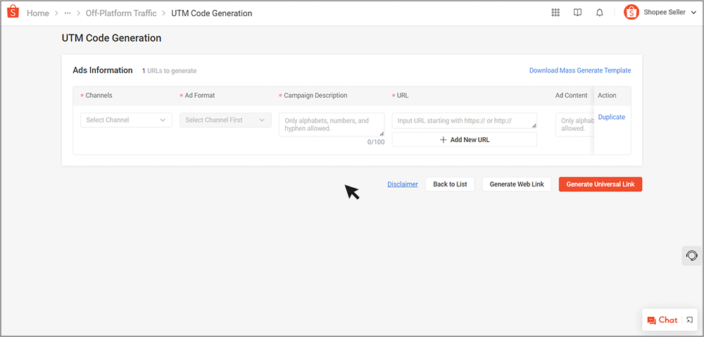 Generate UTM Tracking Codes | MY Seller Education [Shopee]
