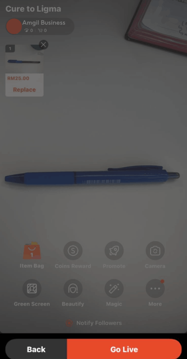 Accessing Livestream | Shopee MY Seller Education Hub