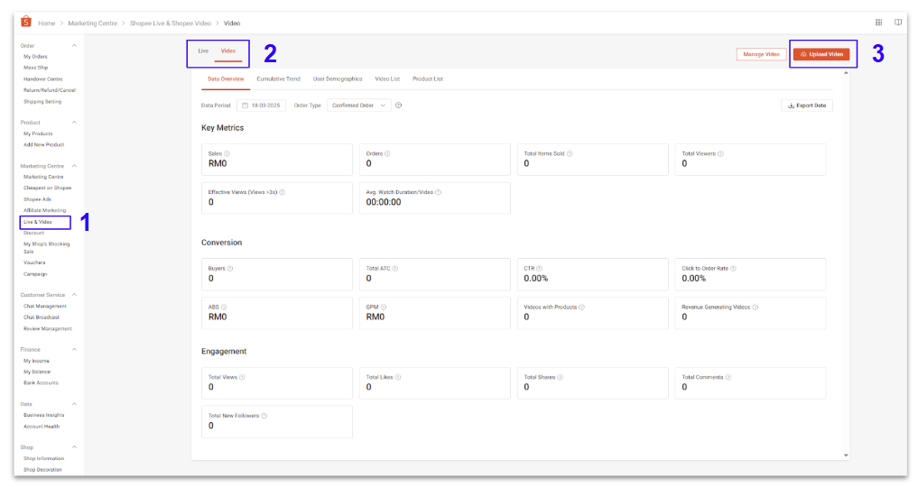 Batch upload Shopee Video | Shopee MY Seller Education Hub