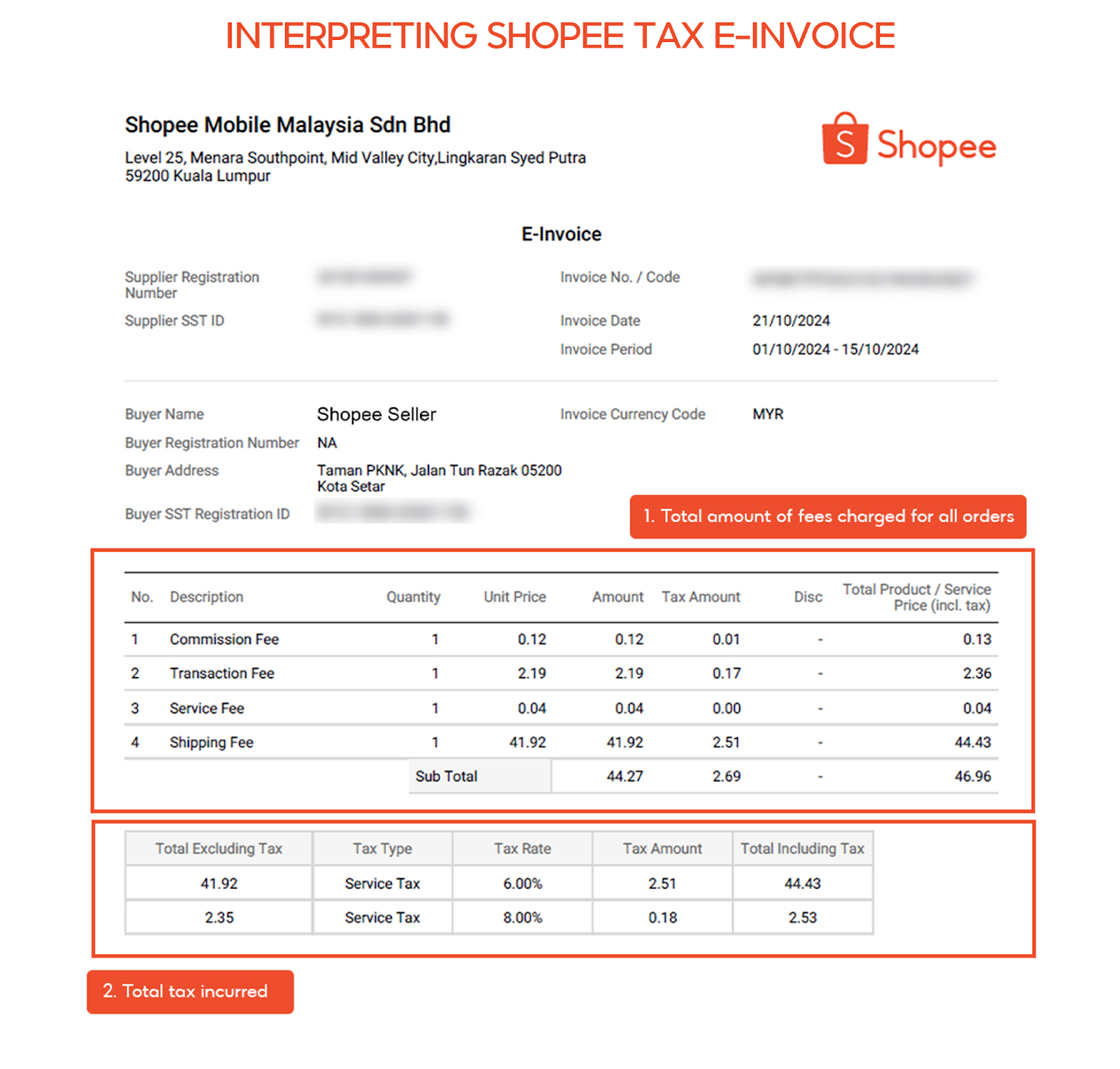 Checking My Tax Invoices | MY Seller Education [Shopee]