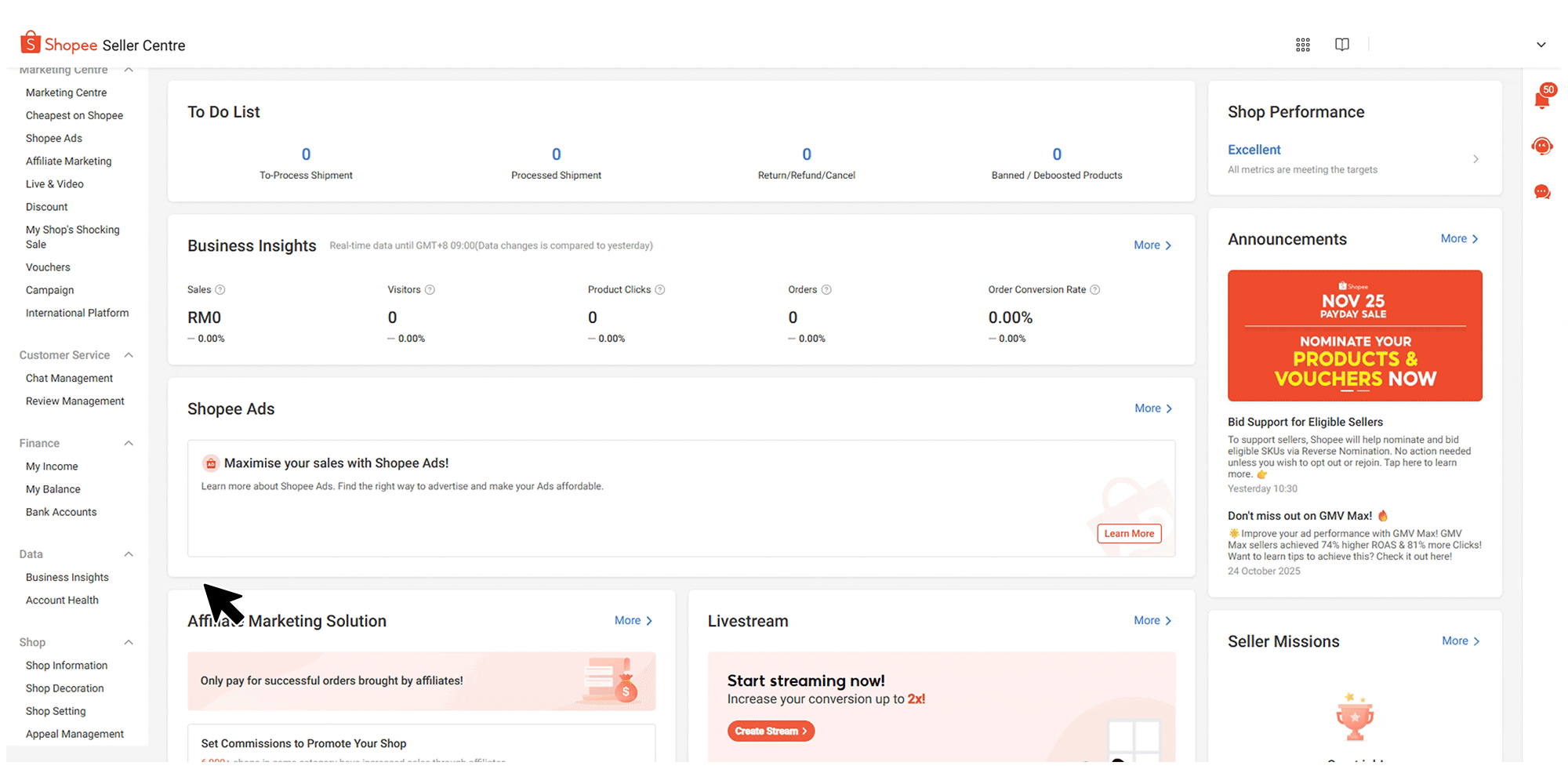 Main Account and Sub-account Overview | Shopee MY Seller Education Hub