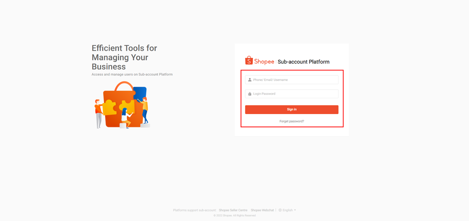 Main Account and Sub-account Overview | Shopee MY Seller Education Hub
