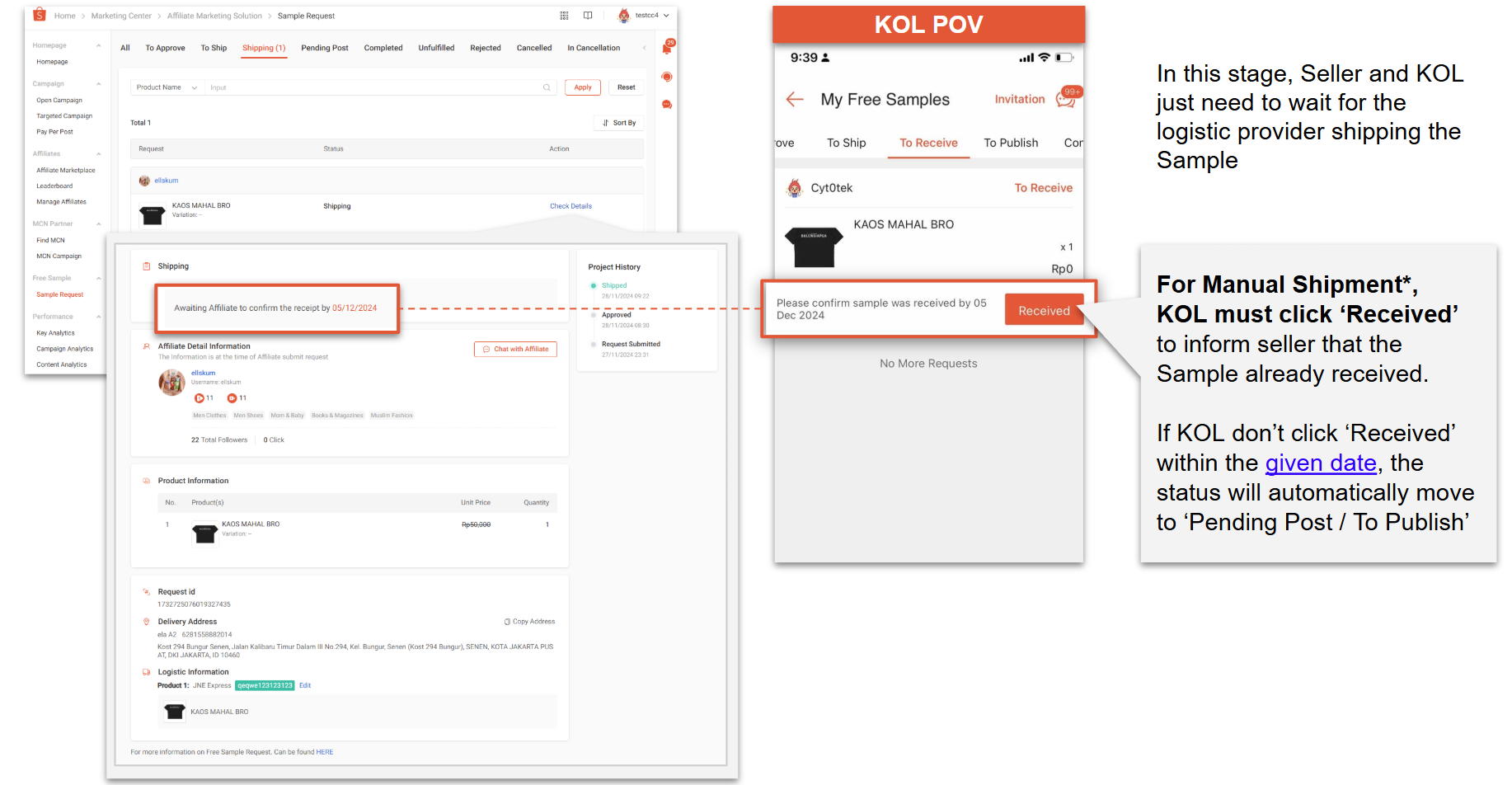 Free Sample Delivery via Seller Centre: Step-By-Step Guide | Shopee MY ...