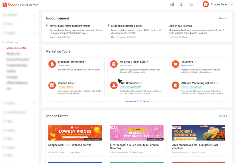 Voucher Campaign | SG Seller Education [Shopee]